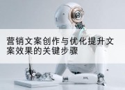 营销文案创作与优化提升文案效果的关键步骤