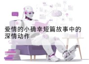 爱情的小确幸短篇故事中的深情动作