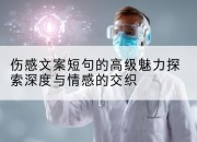 伤感文案短句的高级魅力探索深度与情感的交织