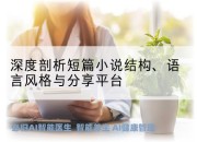 深度剖析短篇小说结构、语言风格与分享平台