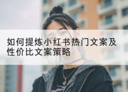 如何提炼小红书热门文案及性价比文案策略