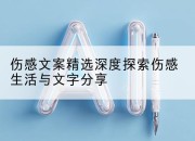 伤感文案精选深度探索伤感生活与文字分享