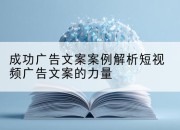 成功广告文案案例解析短视频广告文案的力量