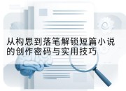 从构思到落笔解锁短篇小说的创作密码与实用技巧