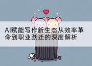 AI赋能写作新生态从效率革命到职业跃迁的深度解析