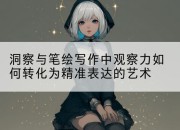 洞察与笔绘写作中观察力如何转化为精准表达的艺术