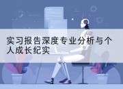 实习报告深度专业分析与个人成长纪实