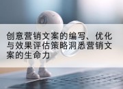 创意营销文案的编写、优化与效果评估策略洞悉营销文案的生命力