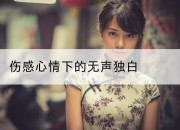 伤感心情下的无声独白