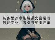 头条里的电影解说文案撰写攻略专业、吸引与实用并重