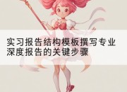 实习报告结构模板撰写专业深度报告的关键步骤