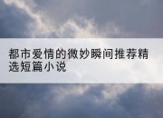 都市爱情的微妙瞬间推荐精选短篇小说