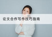 论文合作写作技巧指南