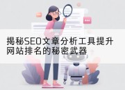 揭秘SEO文章分析工具提升网站排名的秘密武器