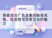 探索成功广告文案的秘密风格、短视频与深度互动的魅力