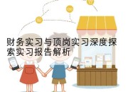 财务实习与顶岗实习深度探索实习报告解析