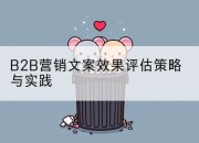 B2B营销文案效果评估策略与实践