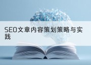 SEO文章内容策划策略与实践