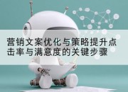 营销文案优化与策略提升点击率与满意度的关键步骤