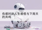 伤感时刻人生感悟与下雨天的共鸣