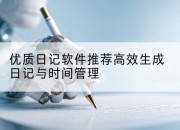 优质日记软件推荐高效生成日记与时间管理