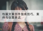 包装文案创作指南技巧、案例与创意表达