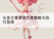 头条文案营销方案策略与执行指南