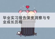 毕业实习报告深度洞察与专业成长历程