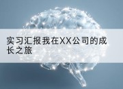 实习汇报我在XX公司的成长之旅