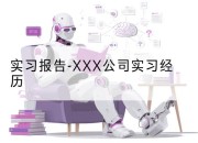 实习报告-XXX公司实习经历