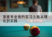 深度专业我的实习之路从理论到实践