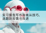 实习报告写作指南从技巧、选题到反馈与改进