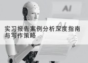 实习报告案例分析深度指南与写作策略