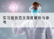 实习报告范文深度解析与参考
