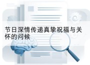 节日深情传递真挚祝福与关怀的问候