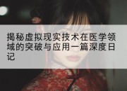 揭秘虚拟现实技术在医学领域的突破与应用一篇深度日记