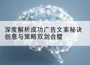 深度解析成功广告文案秘诀创意与策略双剑合璧