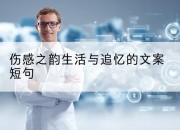 伤感之韵生活与追忆的文案短句