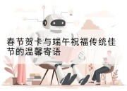 春节贺卡与端午祝福传统佳节的温馨寄语