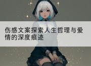 伤感文案探索人生哲理与爱情的深度痕迹