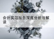 会计实习报告深度分析与解读
