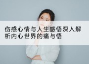 伤感心情与人生感悟深入解析内心世界的痛与悟
