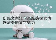 伤感文案短句高级感探索情感深处的文字魅力