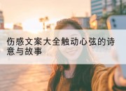 伤感文案大全触动心弦的诗意与故事