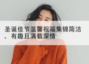 圣诞佳节温馨祝福集锦简洁、有趣且满载深情