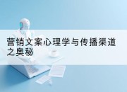 营销文案心理学与传播渠道之奥秘