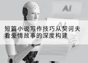 短篇小说写作技巧从契诃夫看爱情故事的深度构建