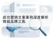 成功营销文案案例深度解析铸就品牌之匙