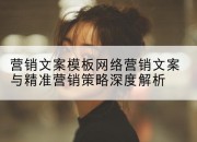 营销文案模板网络营销文案与精准营销策略深度解析