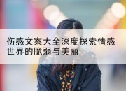 伤感文案大全深度探索情感世界的脆弱与美丽
